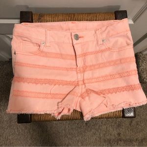 Pink Old Navy denim shorts